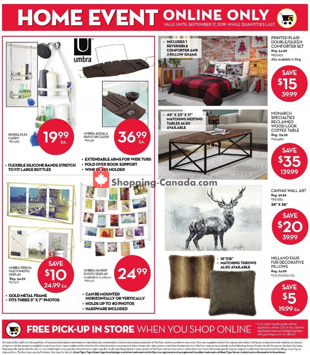 Giant Tiger flyer from Wednesday September 11, 2019 to Tuesday September 17, 2019 - page 13