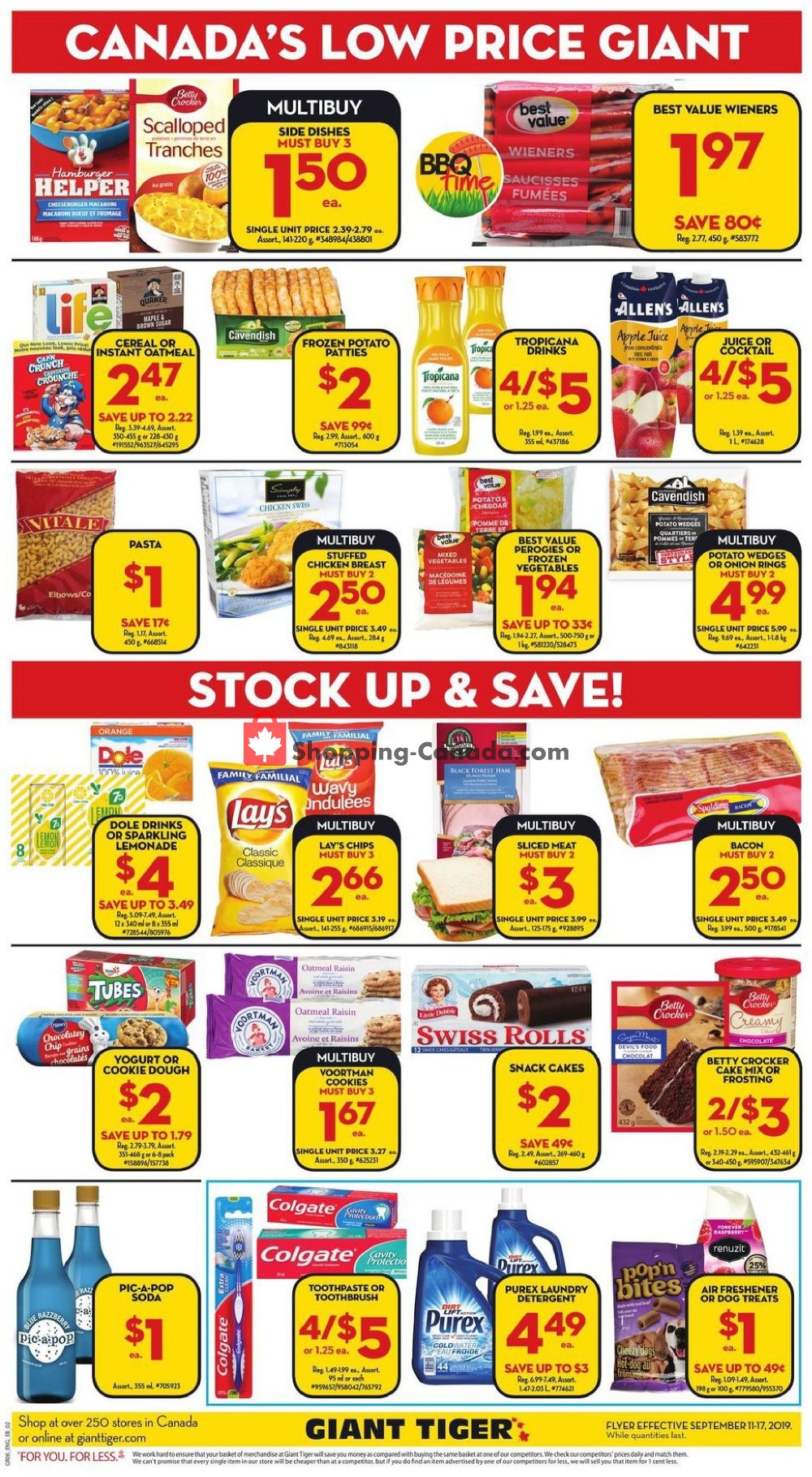 Giant Tiger flyer from Wednesday September 11, 2019 to Tuesday September 17, 2019 - page 2