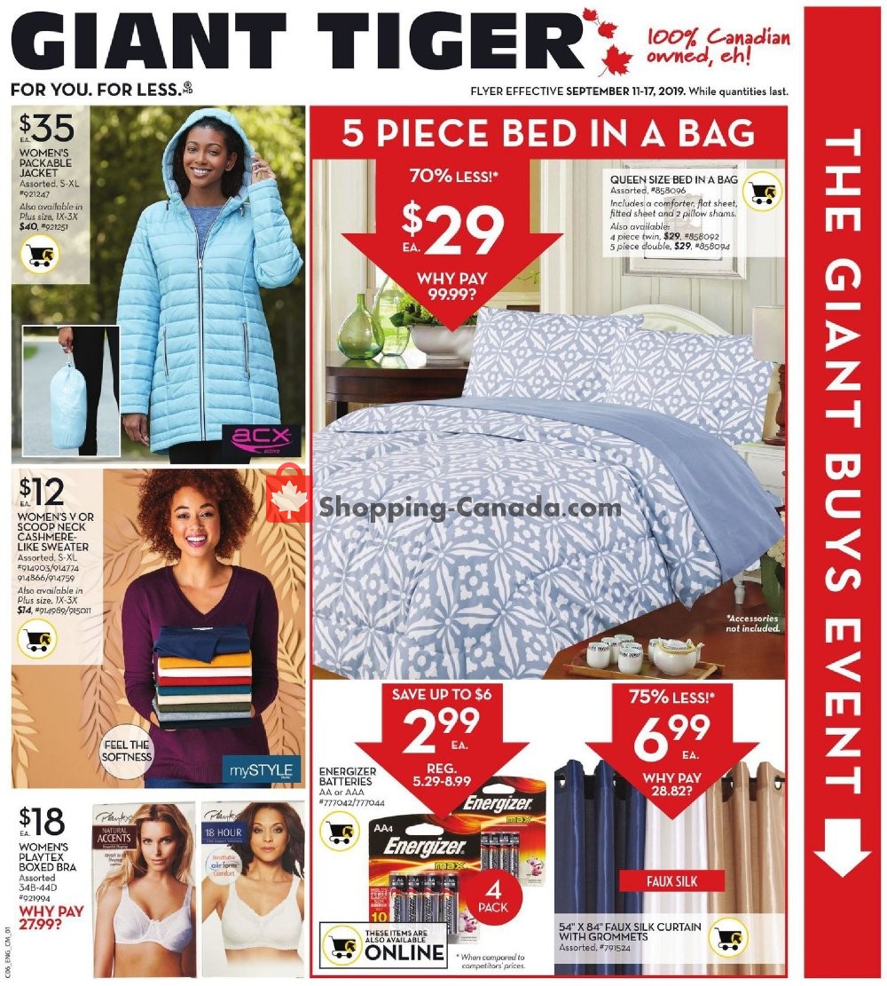 Giant Tiger flyer from Wednesday September 11, 2019 to Tuesday September 17, 2019 - page 5