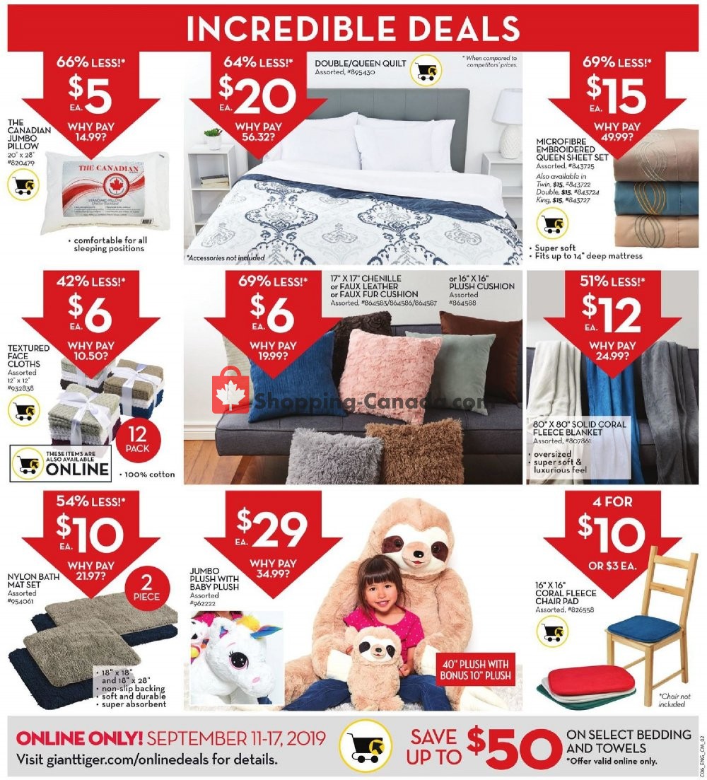 Giant Tiger flyer from Wednesday September 11, 2019 to Tuesday September 17, 2019 - page 6