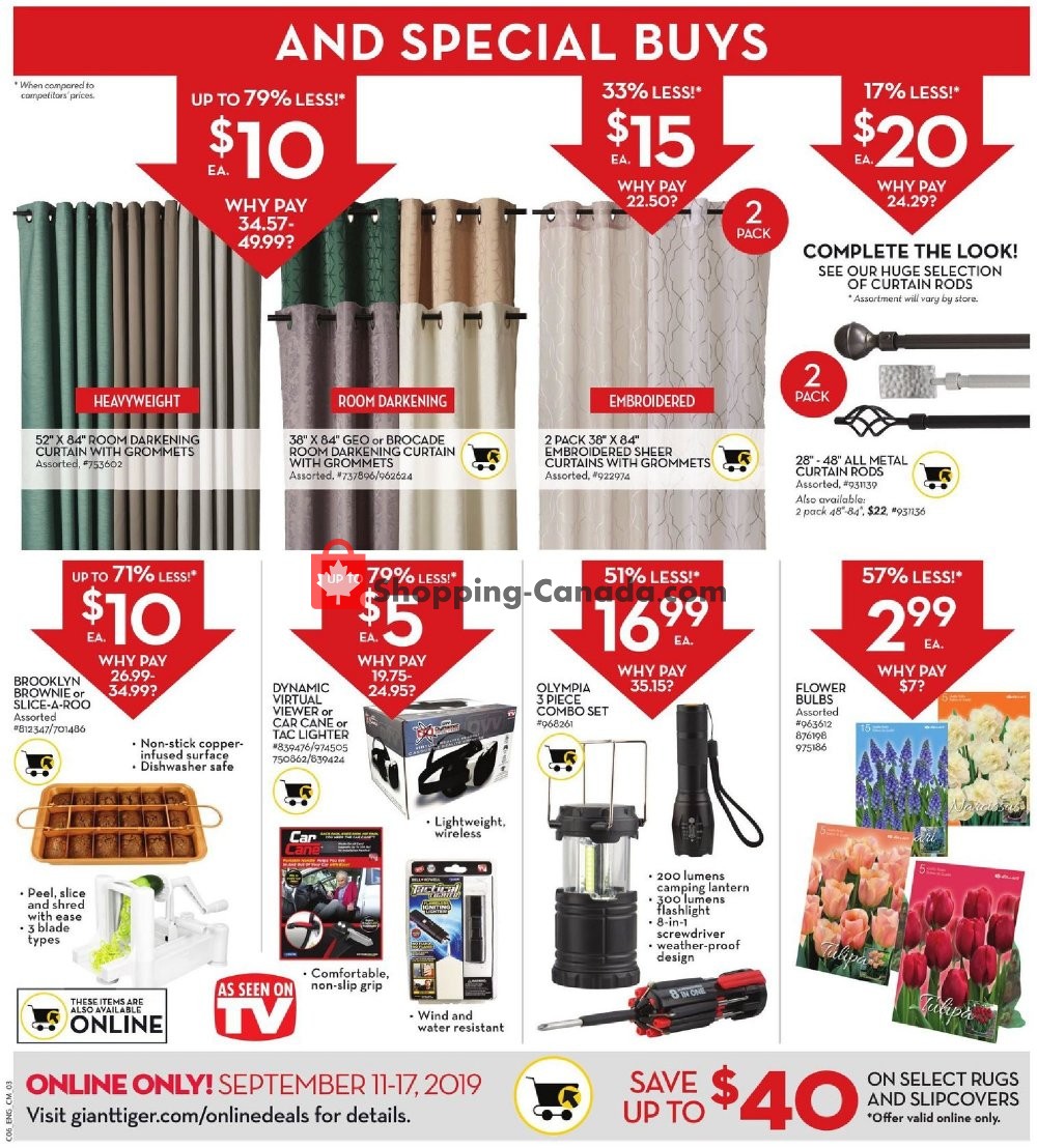 Giant Tiger flyer from Wednesday September 11, 2019 to Tuesday September 17, 2019 - page 7