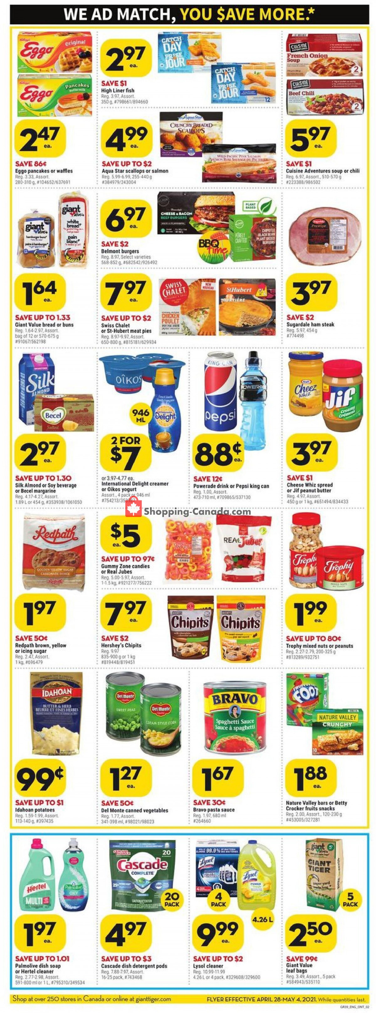 Giant Tiger flyer from Wednesday April 28, 2021 to Tuesday May 4, 2021 - page 4