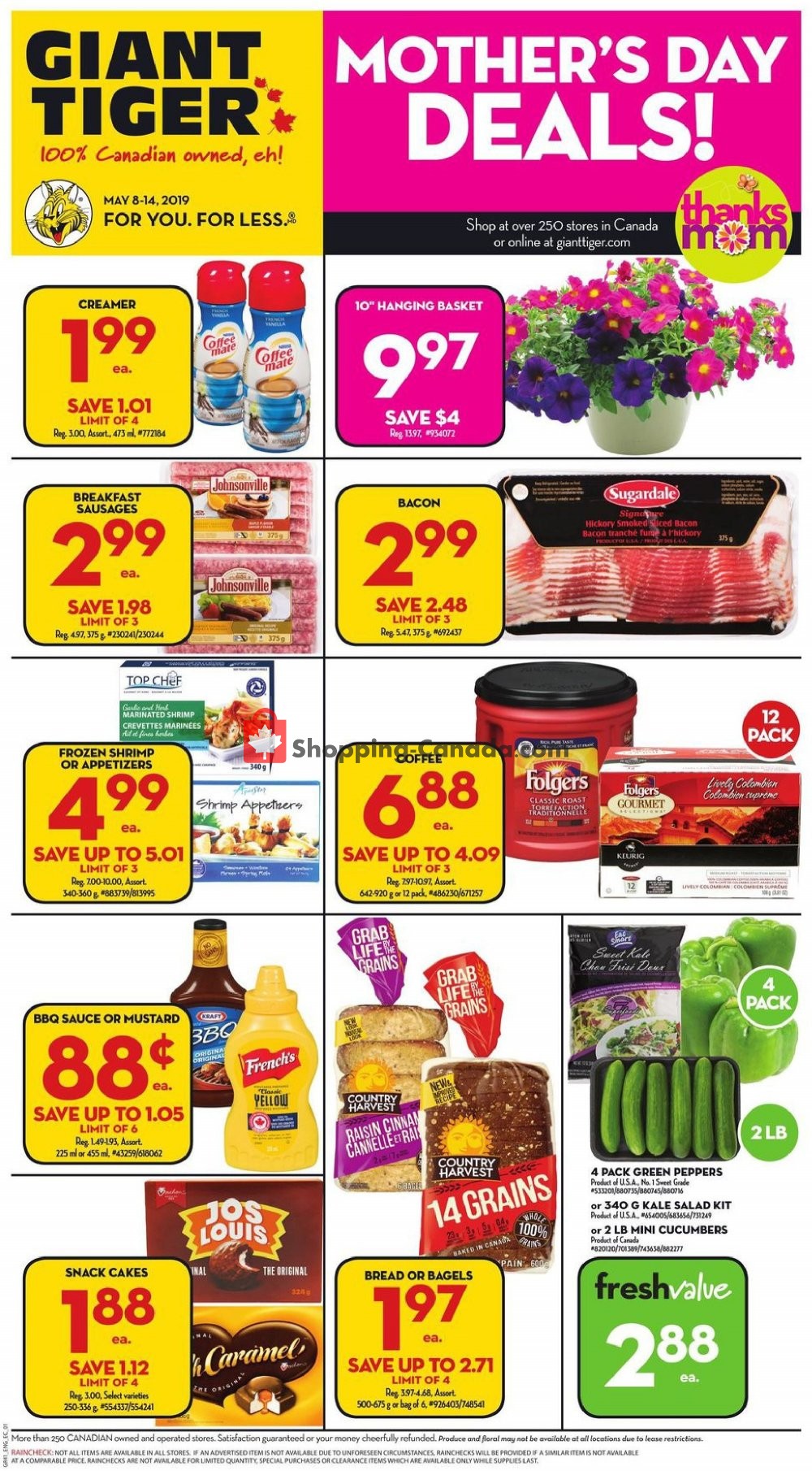 Giant Tiger flyer from Wednesday May 8, 2019 to Tuesday May 14, 2019 - page 1