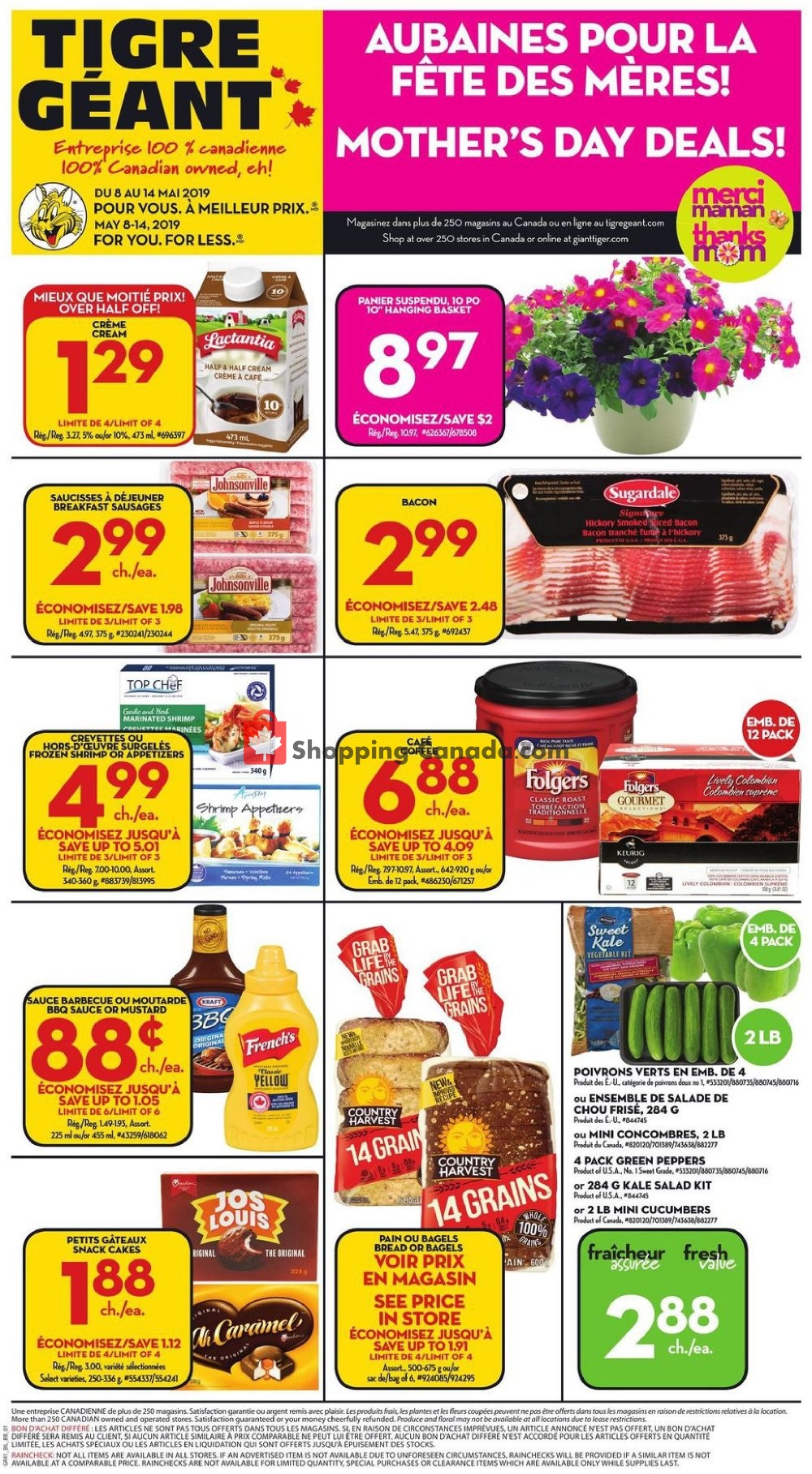 Giant Tiger flyer from Wednesday May 8, 2019 to Tuesday May 14, 2019 - page 1