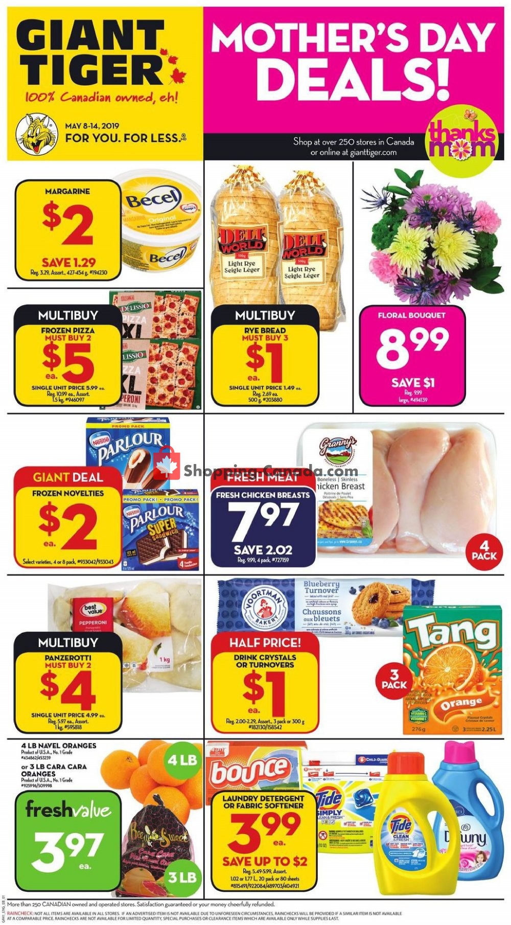 Giant Tiger flyer from Wednesday May 8, 2019 to Tuesday May 14, 2019 - page 1