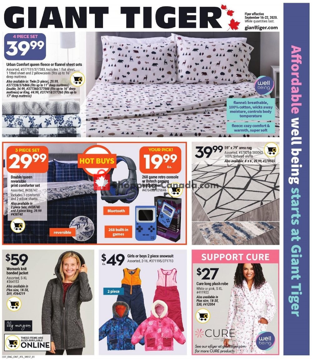 Giant Tiger flyer from Wednesday September 16, 2020 to Tuesday September 22, 2020 - page 4
