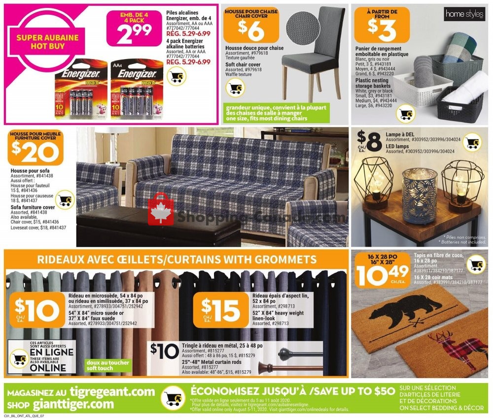 Giant Tiger flyer from Wednesday August 5, 2020 to Tuesday August 11, 2020 - page 14