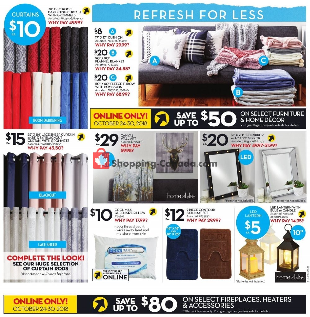 Giant Tiger flyer from Wednesday October 24, 2018 to Tuesday October 30, 2018 - page 11