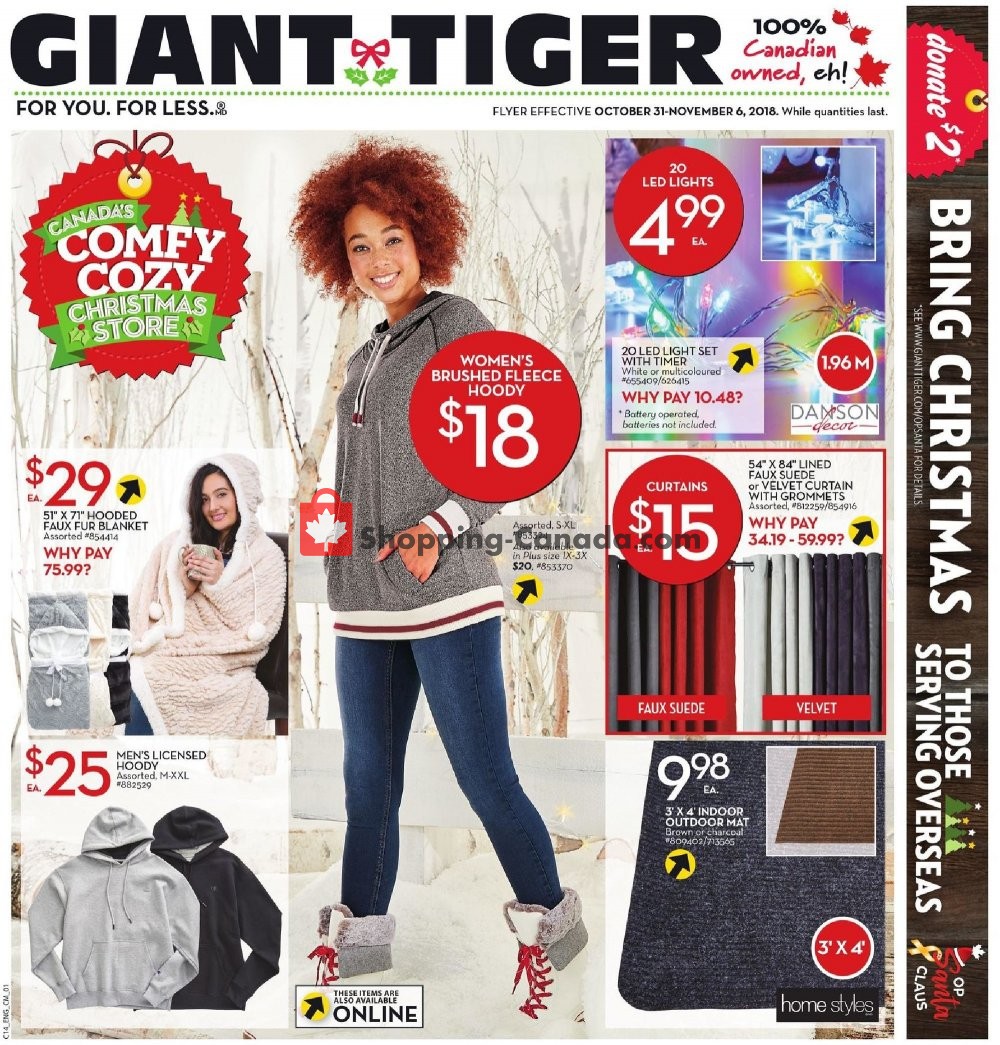 Giant Tiger flyer from Wednesday October 31, 2018 to Tuesday November 6, 2018 - page 3
