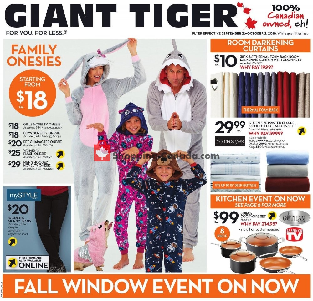 Giant Tiger flyer from Wednesday September 26, 2018 to Tuesday October 2, 2018 - page 5