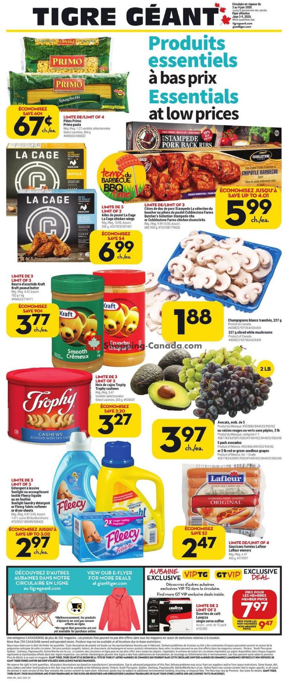 Giant Tiger flyer from Wednesday June 3, 2020 to Tuesday June 9, 2020 - page 1