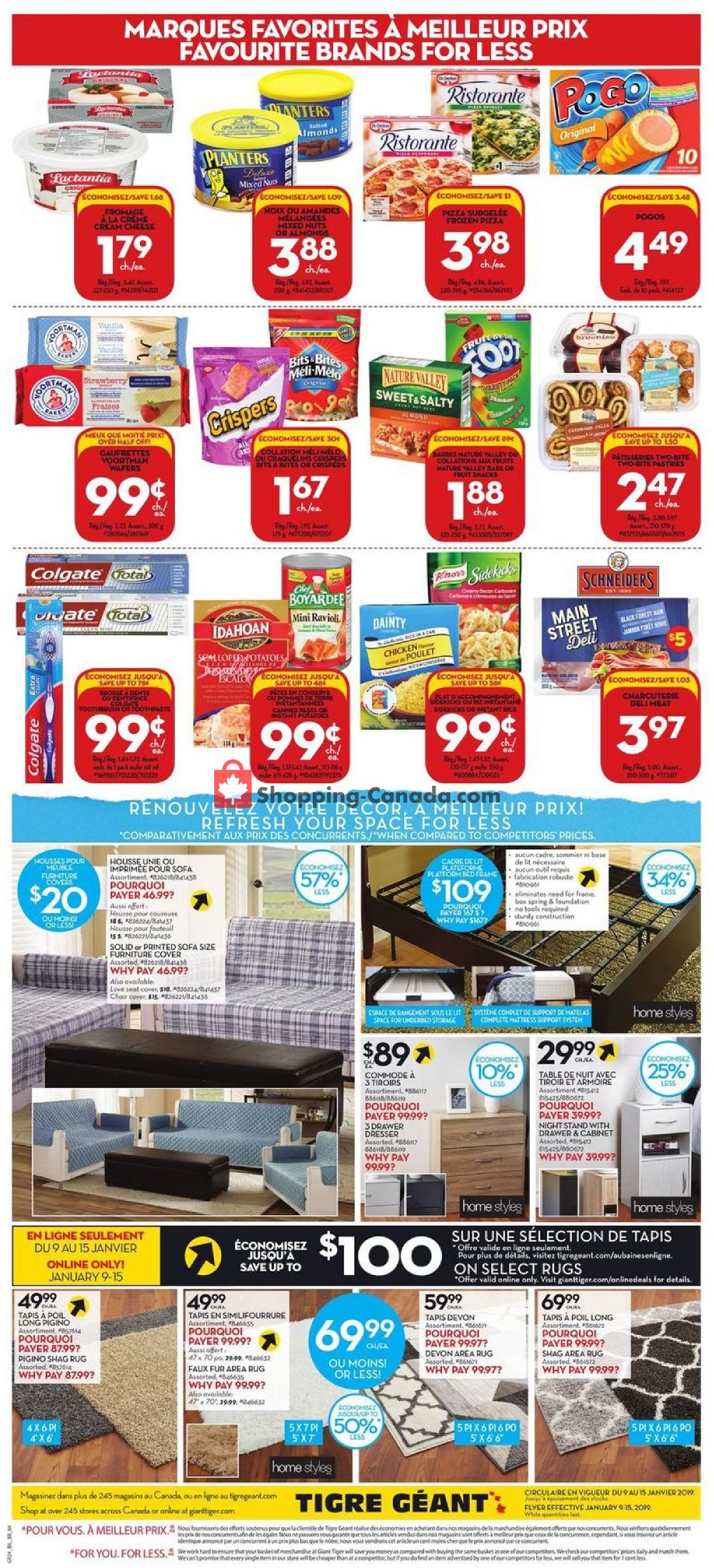 Giant Tiger flyer from Wednesday January 9, 2019 to Tuesday January 15, 2019 - page 3