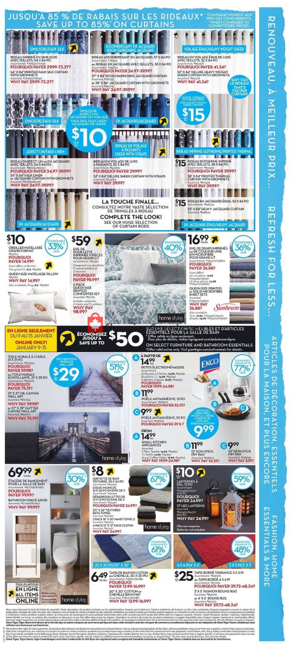 Giant Tiger flyer from Wednesday January 9, 2019 to Tuesday January 15, 2019 - page 8