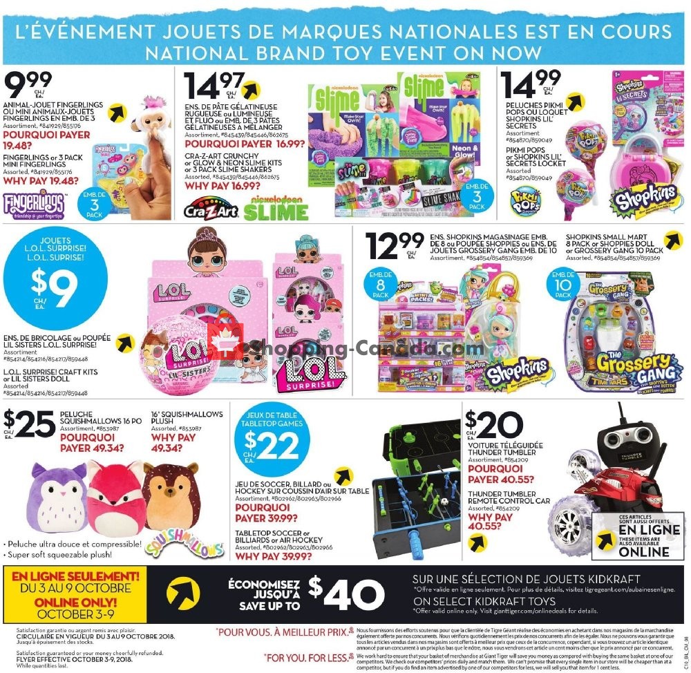 Giant Tiger flyer from Wednesday October 3, 2018 to Tuesday October 9, 2018 - page 14