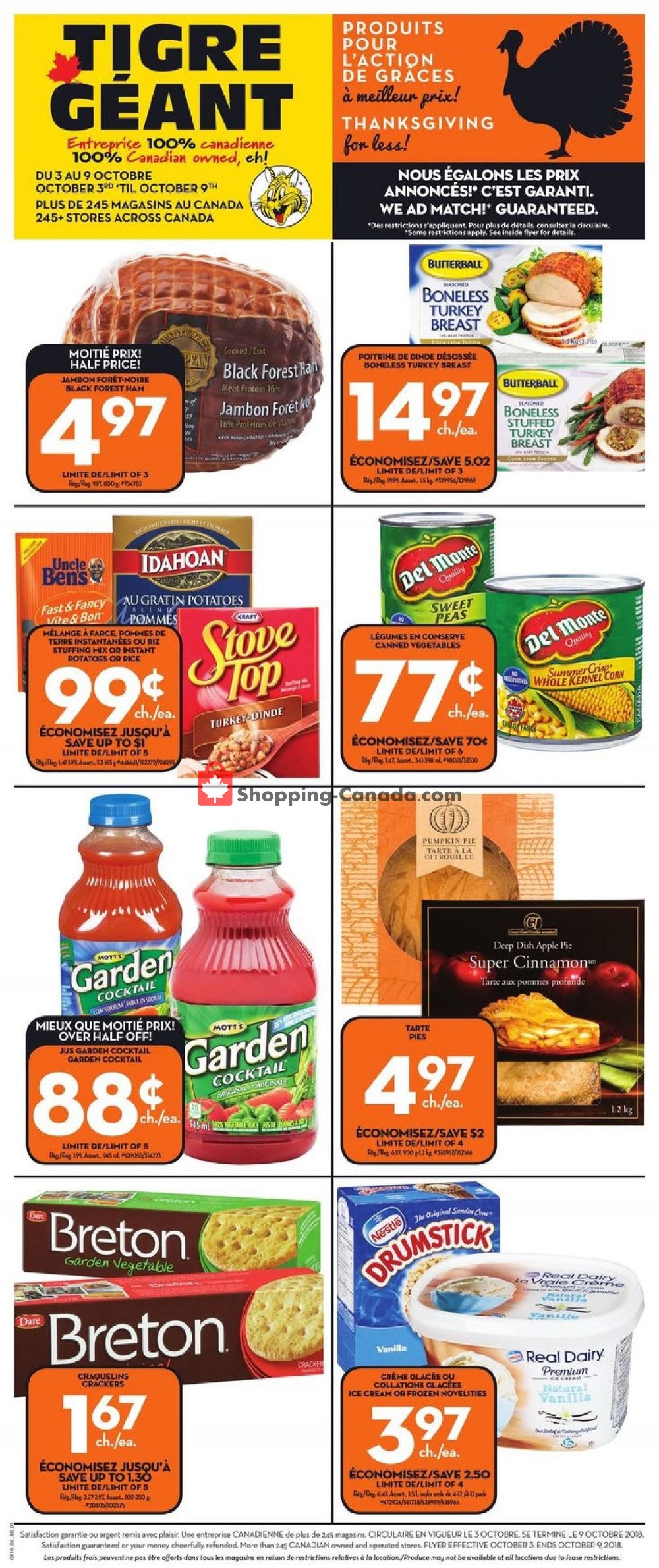Giant Tiger flyer from Wednesday October 3, 2018 to Tuesday October 9, 2018 - page 3