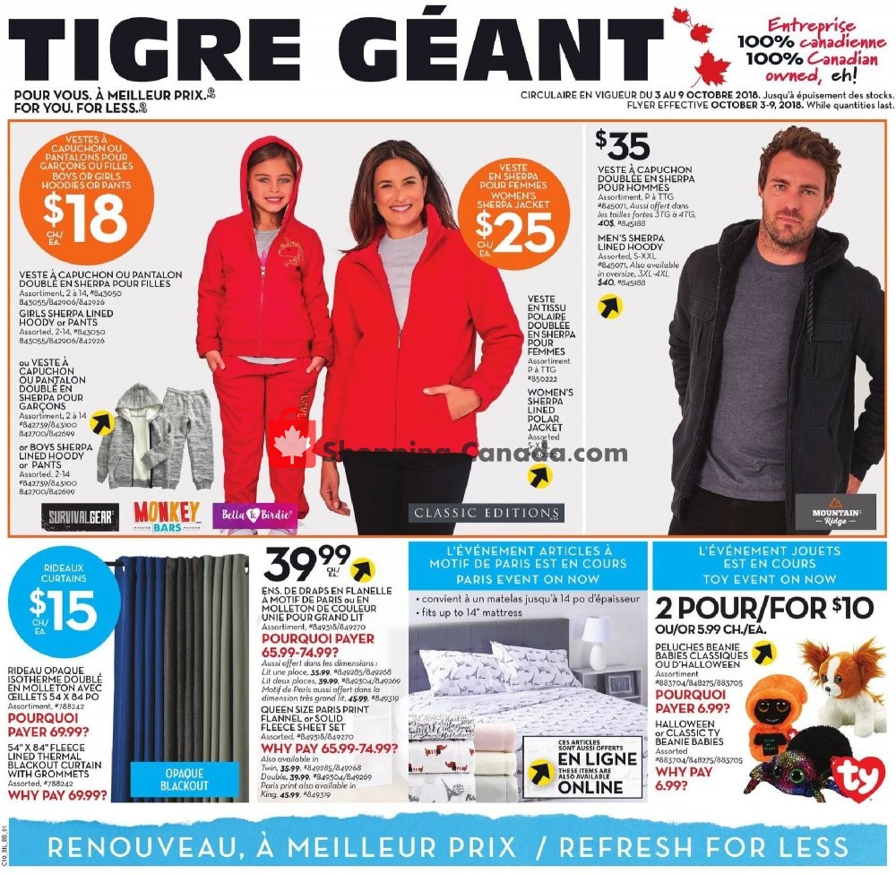 Giant Tiger flyer from Wednesday October 3, 2018 to Tuesday October 9, 2018 - page 7