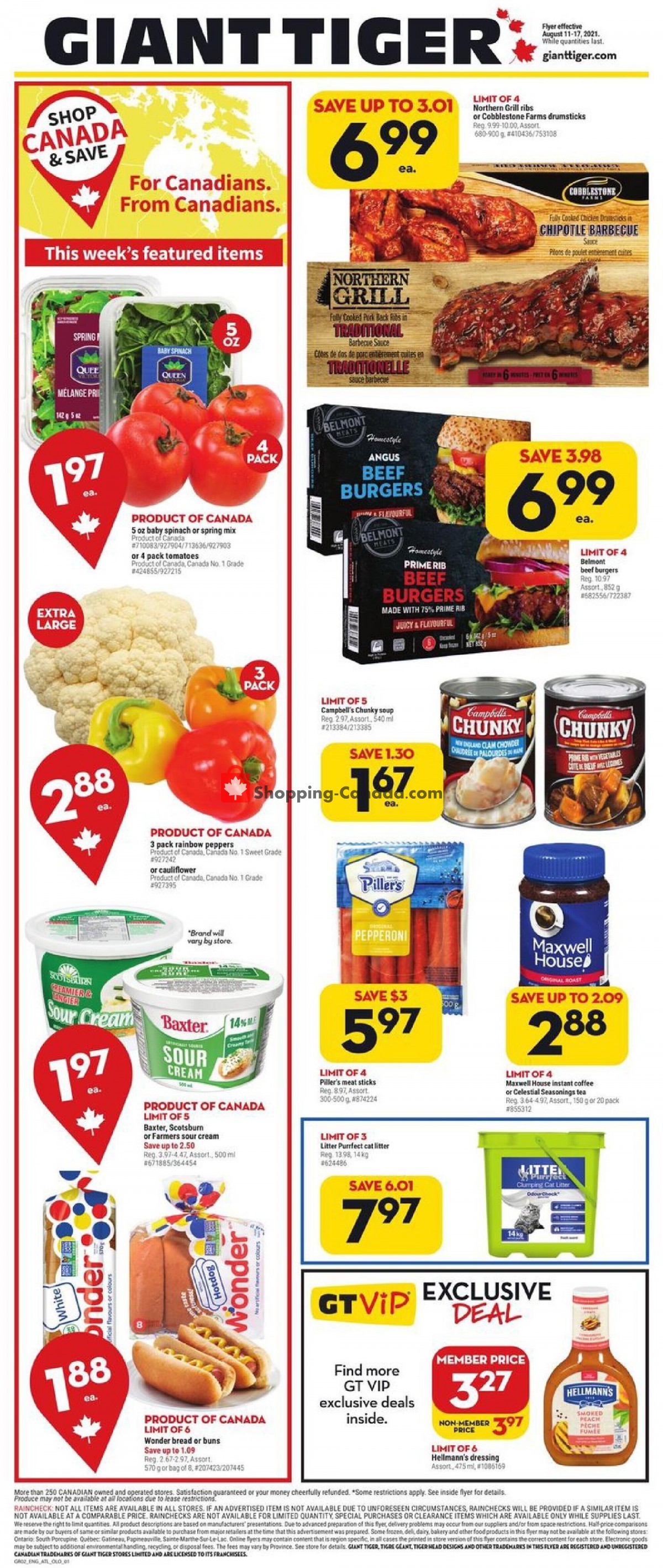 Giant Tiger Canada, flyer - (Special 