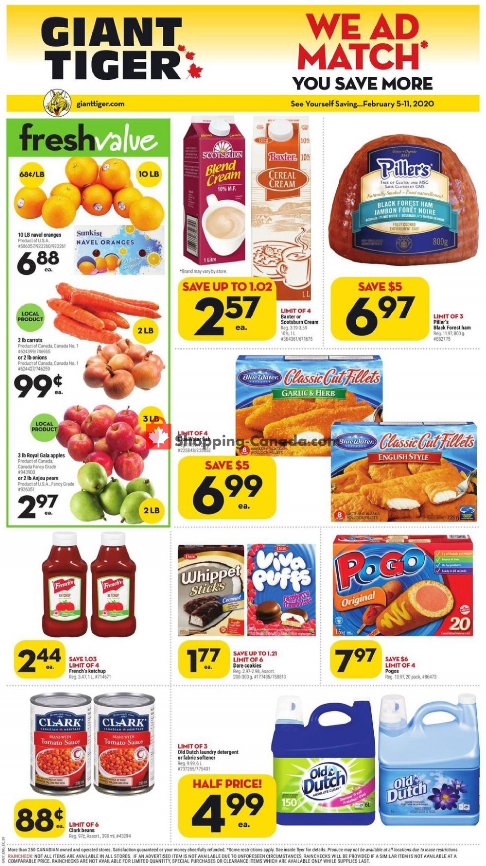 Giant Tiger flyer from Wednesday February 5, 2020 to Tuesday February 11, 2020 - page 1