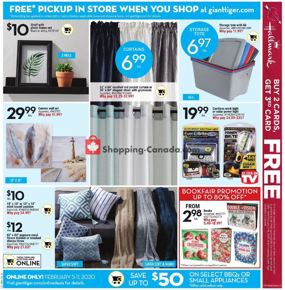 Giant Tiger flyer from Wednesday February 5, 2020 to Tuesday February 11, 2020 - page 9