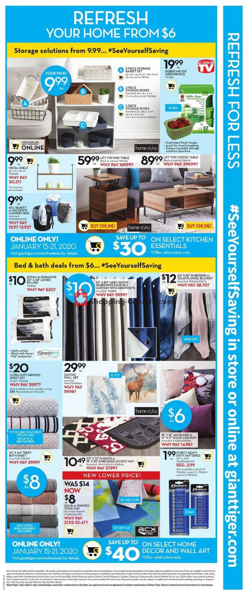 Giant Tiger flyer from Wednesday January 15, 2020 to Tuesday January 21, 2020 - page 7
