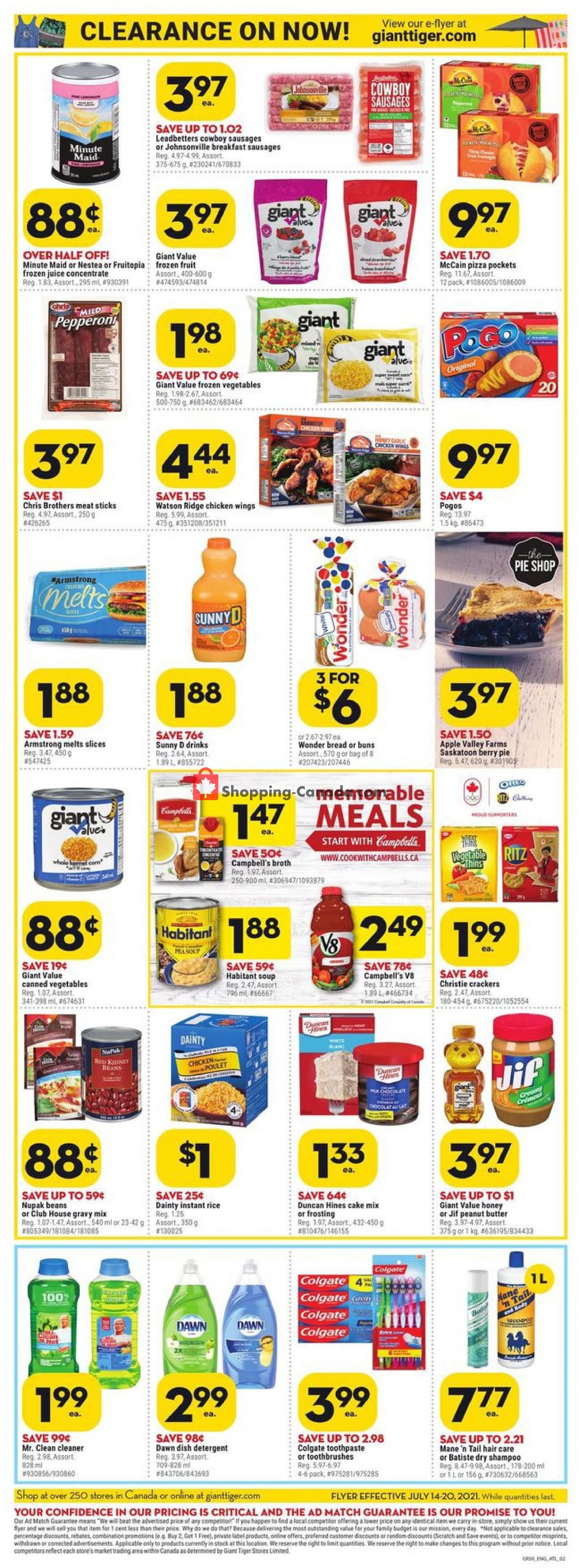 Giant Tiger flyer from Wednesday July 14, 2021 to Tuesday July 20, 2021 - page 4
