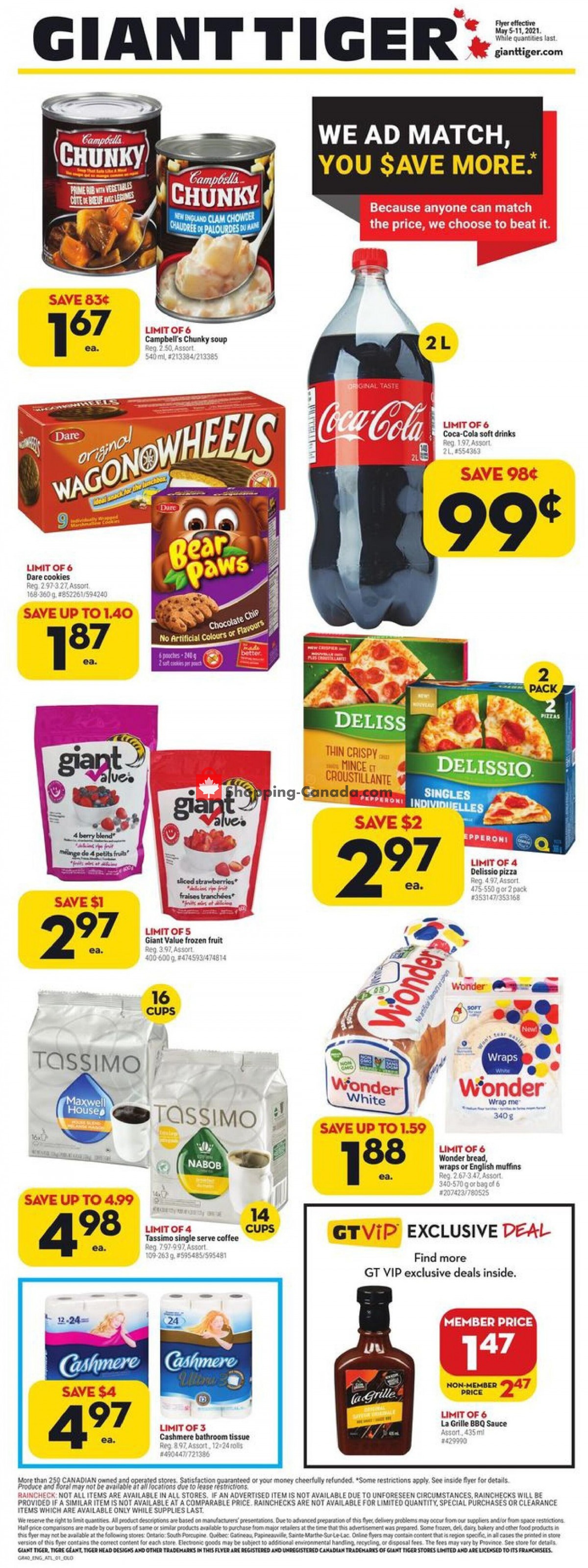 Giant Tiger flyer from Wednesday May 5, 2021 to Tuesday May 11, 2021 - page 3