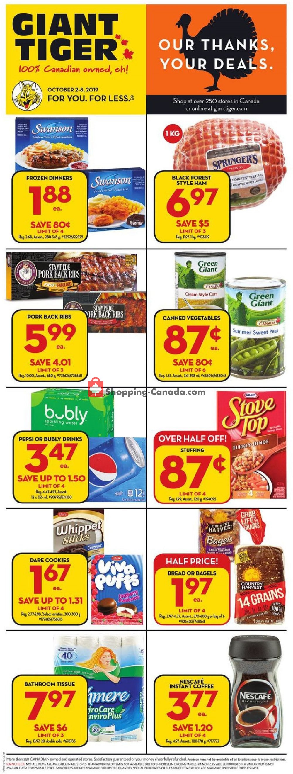 Giant Tiger flyer from Wednesday October 2, 2019 to Tuesday October 8, 2019 - page 3