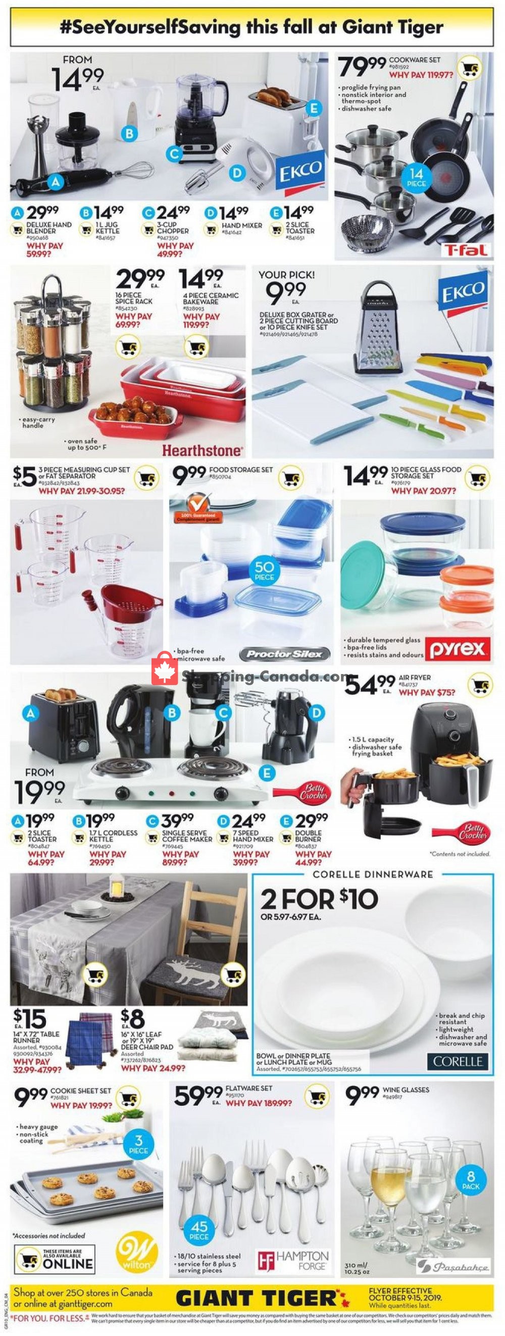 Giant Tiger flyer from Wednesday October 9, 2019 to Tuesday October 15, 2019 - page 17