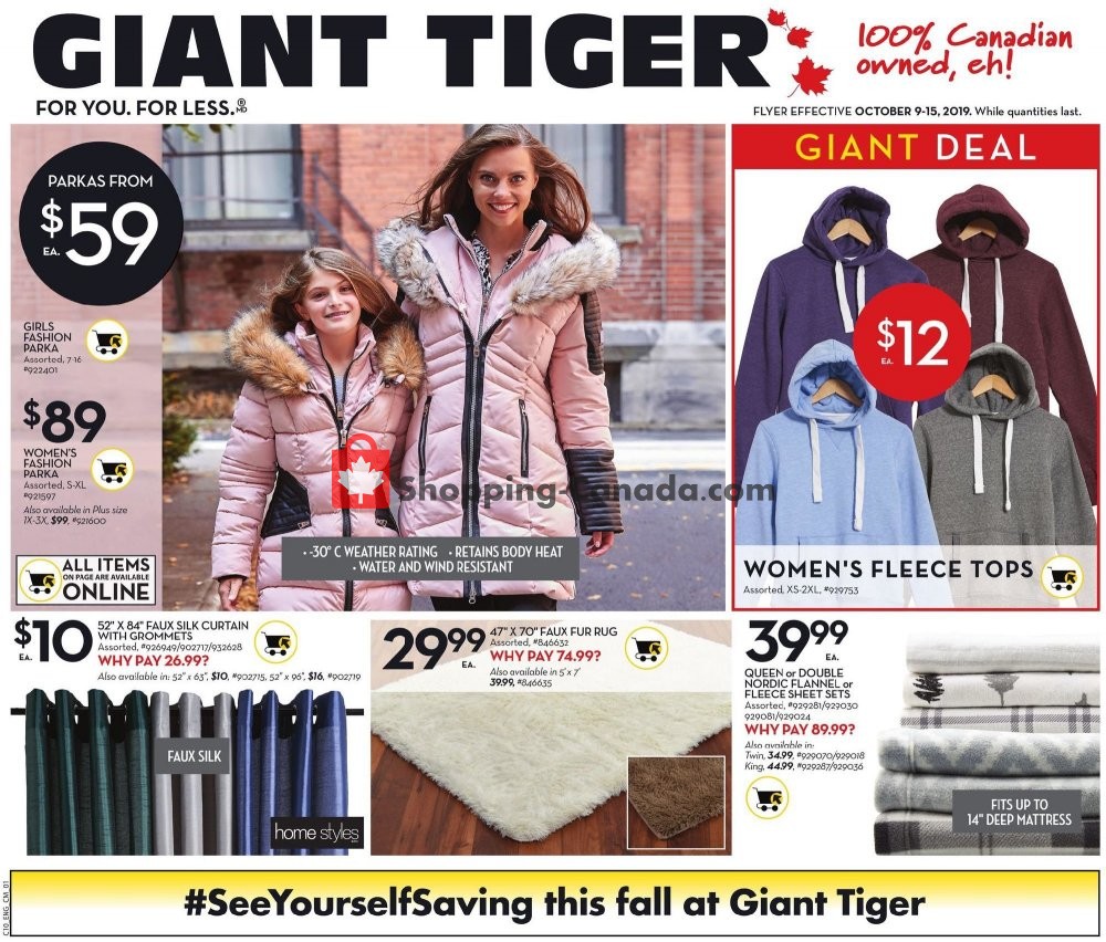 Giant Tiger flyer from Wednesday October 9, 2019 to Tuesday October 15, 2019 - page 9