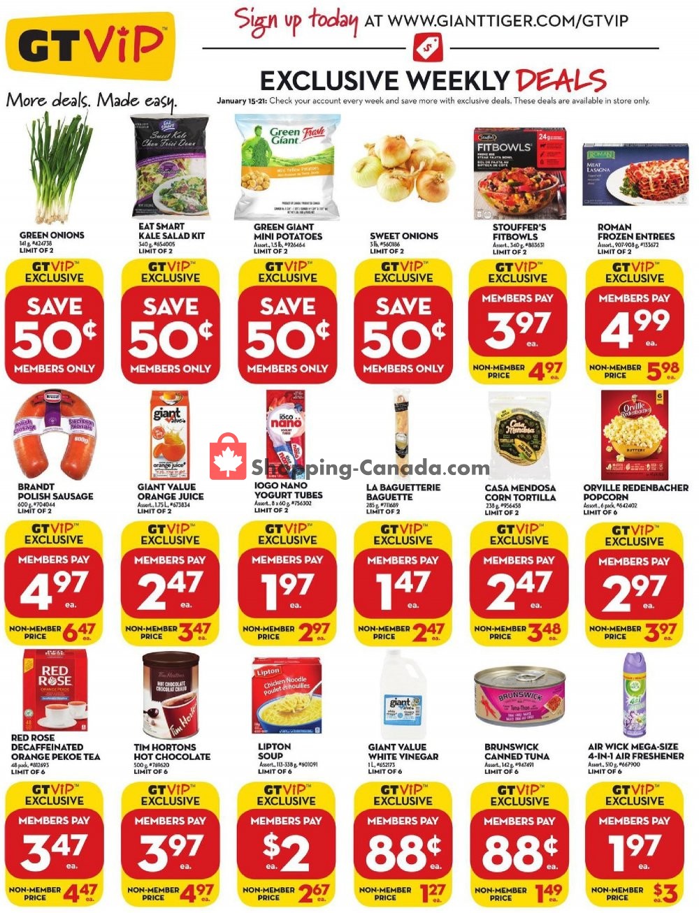 Giant Tiger flyer from Wednesday January 15, 2020 to Tuesday January 21, 2020 - page 7