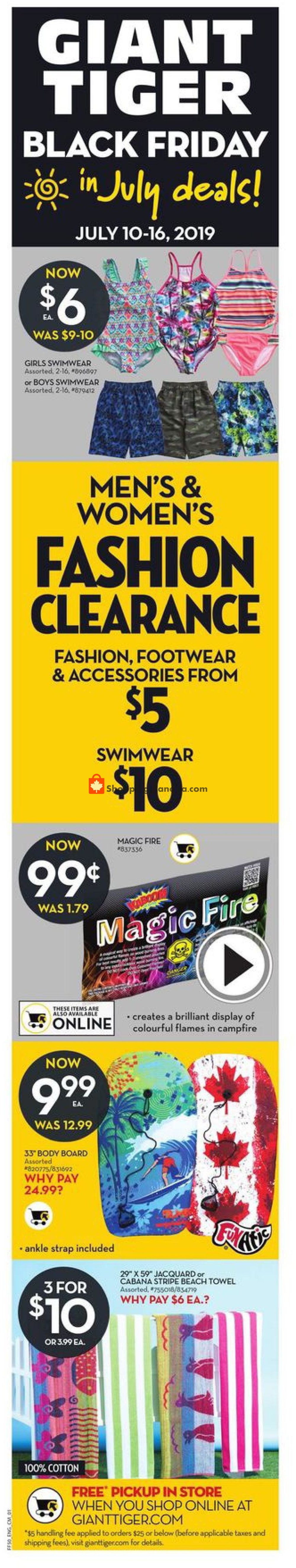 Giant Tiger flyer from Wednesday July 10, 2019 to Tuesday July 16, 2019 - page 5