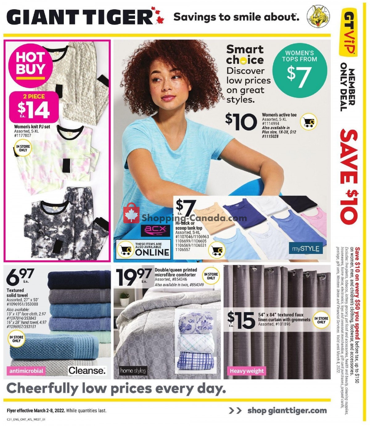 Giant Tiger Canada, flyer (Special Offer ON) March 2 March 8
