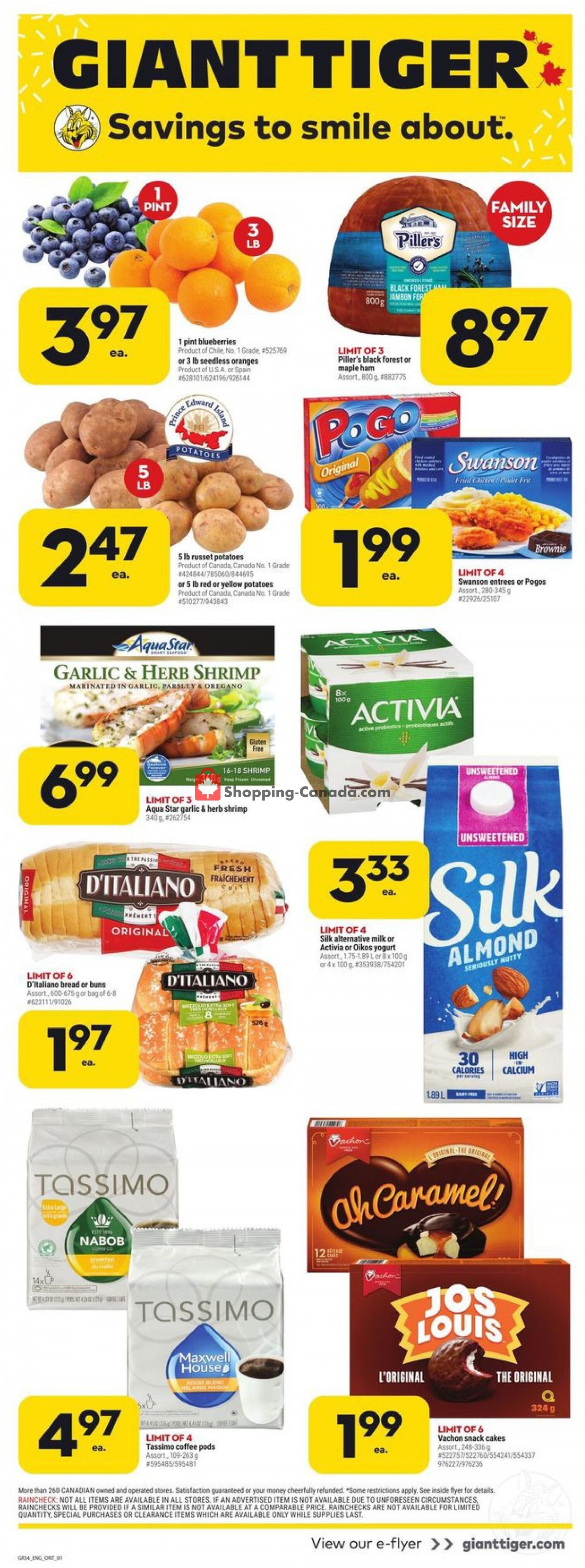 Giant Tiger Canada, flyer (Special Offer ON) March 23 March 29