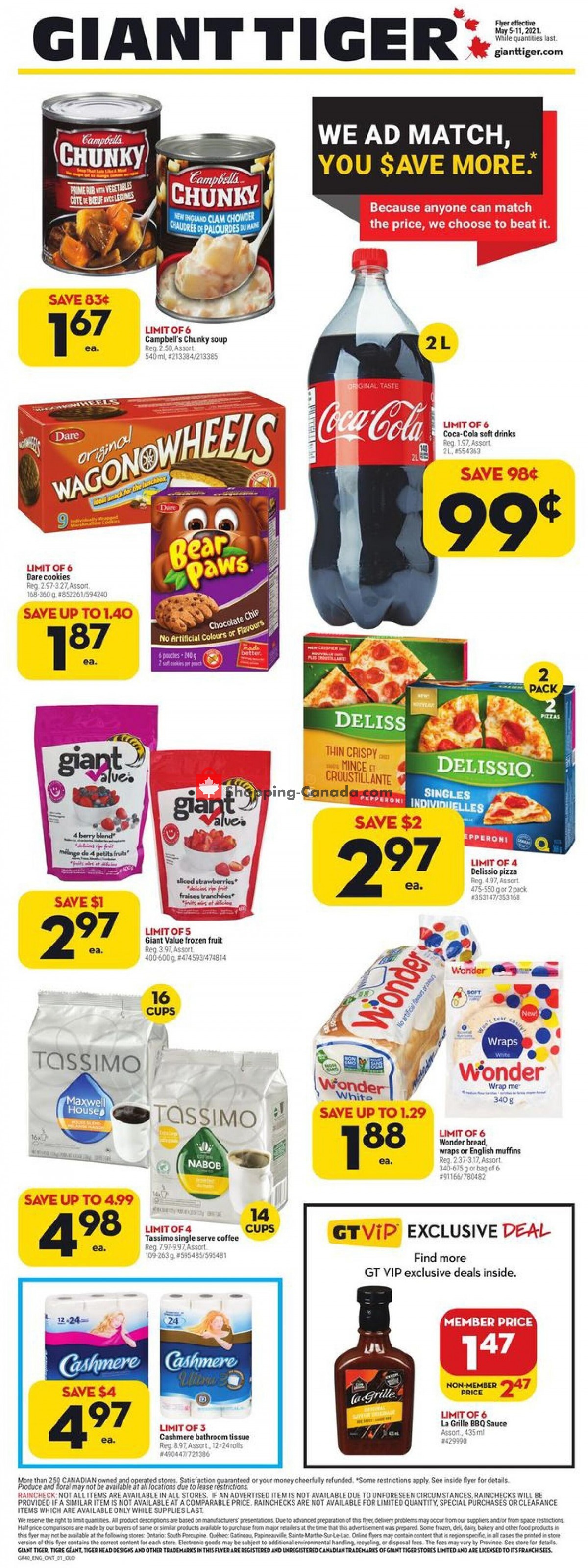 Giant Tiger flyer from Wednesday May 5, 2021 to Tuesday May 11, 2021 - page 4