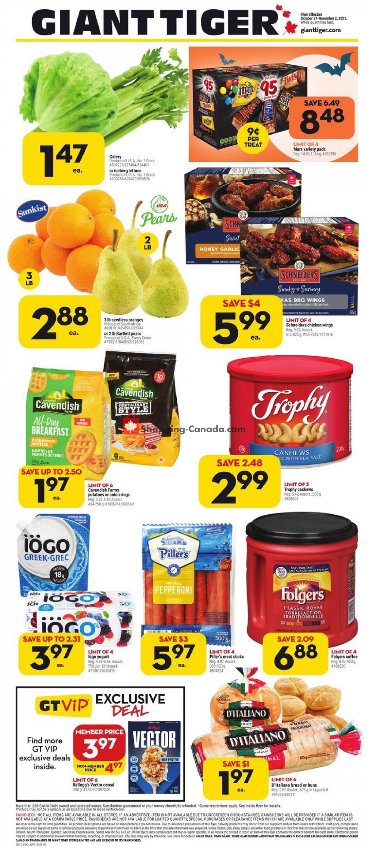 Giant Tiger Canada, flyer (Special Offer ON) October 27 November