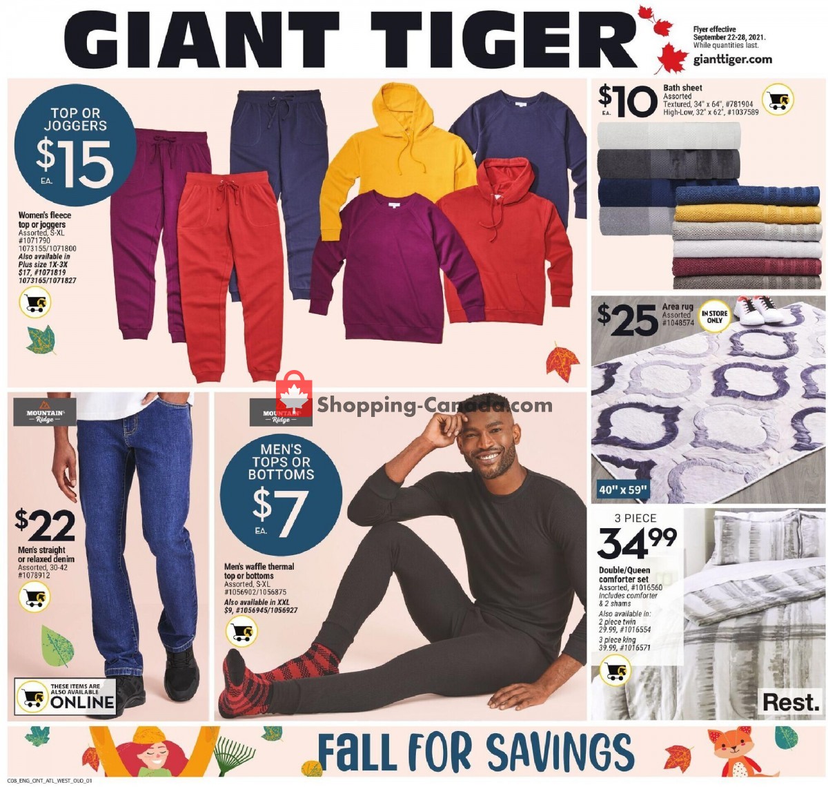 Giant Tiger Canada, flyer (Special Offer ON) September 22