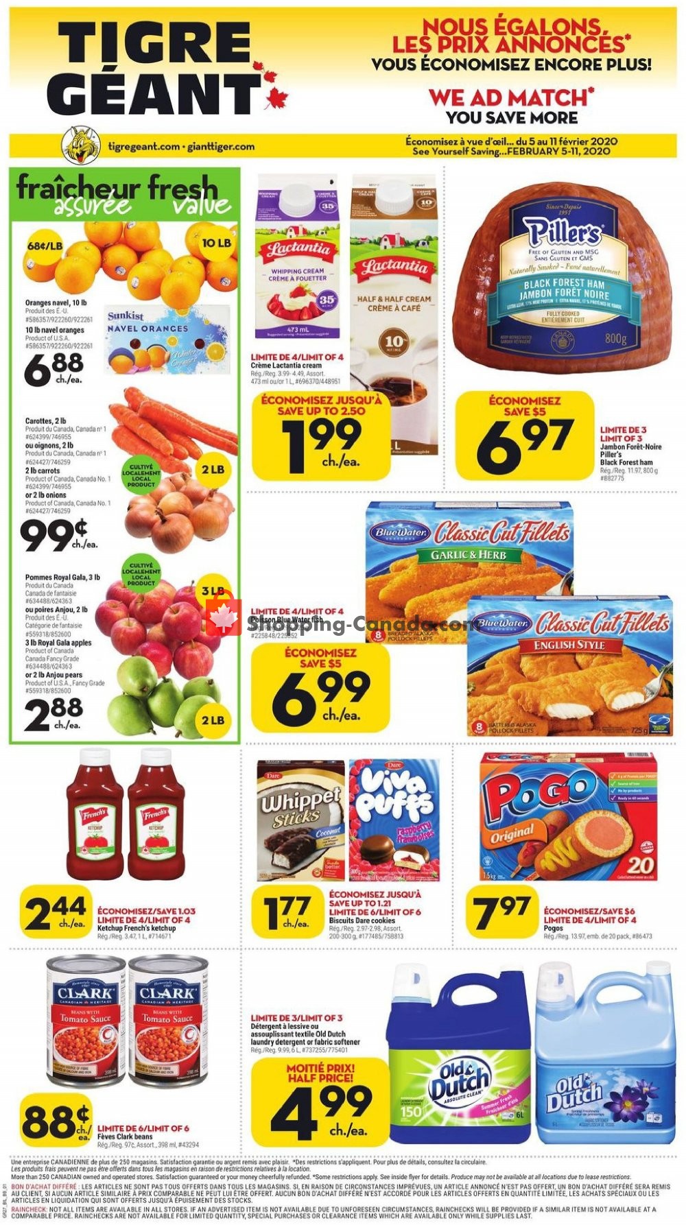 Giant Tiger flyer from Wednesday February 5, 2020 to Tuesday February 11, 2020 - page 1