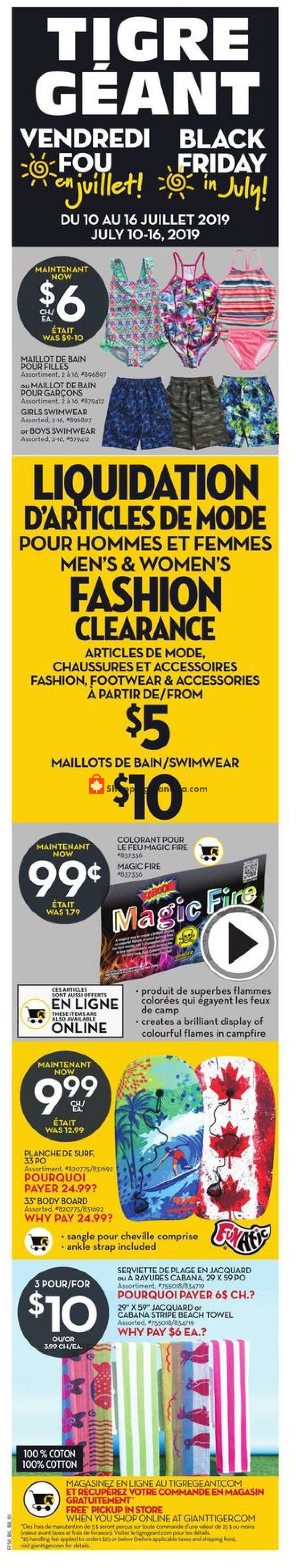 Giant Tiger flyer from Wednesday July 10, 2019 to Tuesday July 16, 2019 - page 5