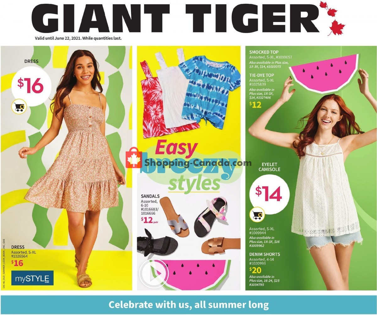 Giant Tiger flyer from Wednesday June 9, 2021 to Tuesday June 22, 2021 - page 1