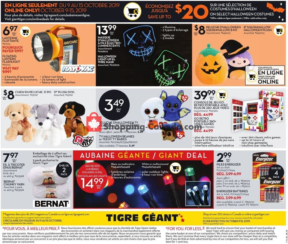 Giant Tiger flyer from Wednesday October 9, 2019 to Tuesday October 15, 2019 - page 18