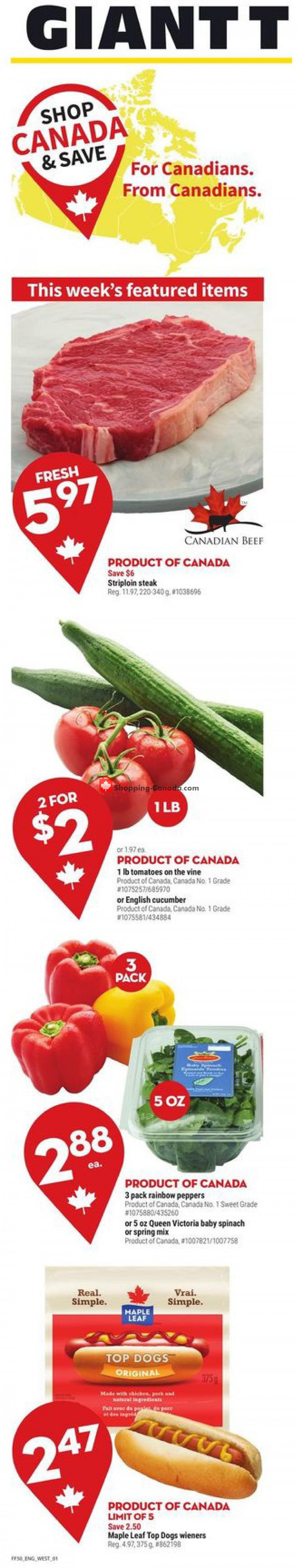 Giant Tiger Canada, flyer (Special Offer West) July 14 July 20