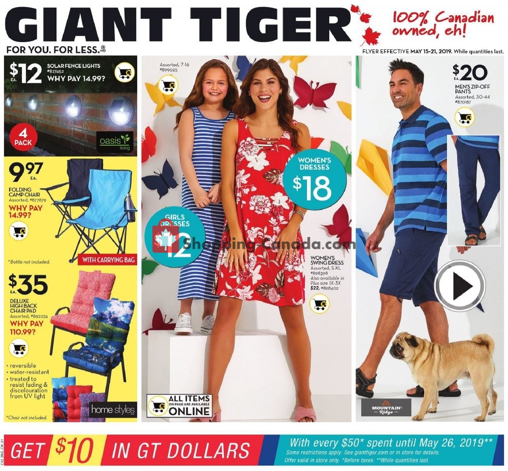 Giant Tiger flyer from Wednesday May 15, 2019 to Tuesday May 21, 2019 - page 6