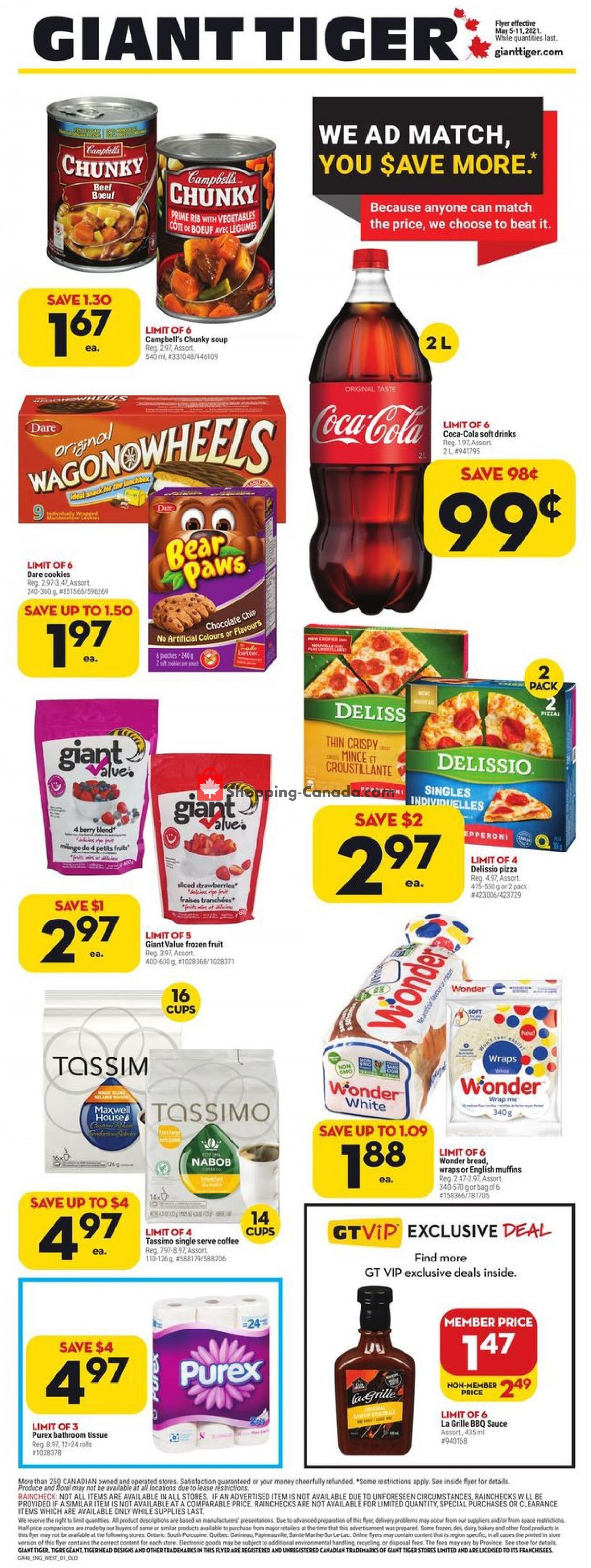 Giant Tiger flyer from Wednesday May 5, 2021 to Tuesday May 11, 2021 - page 3