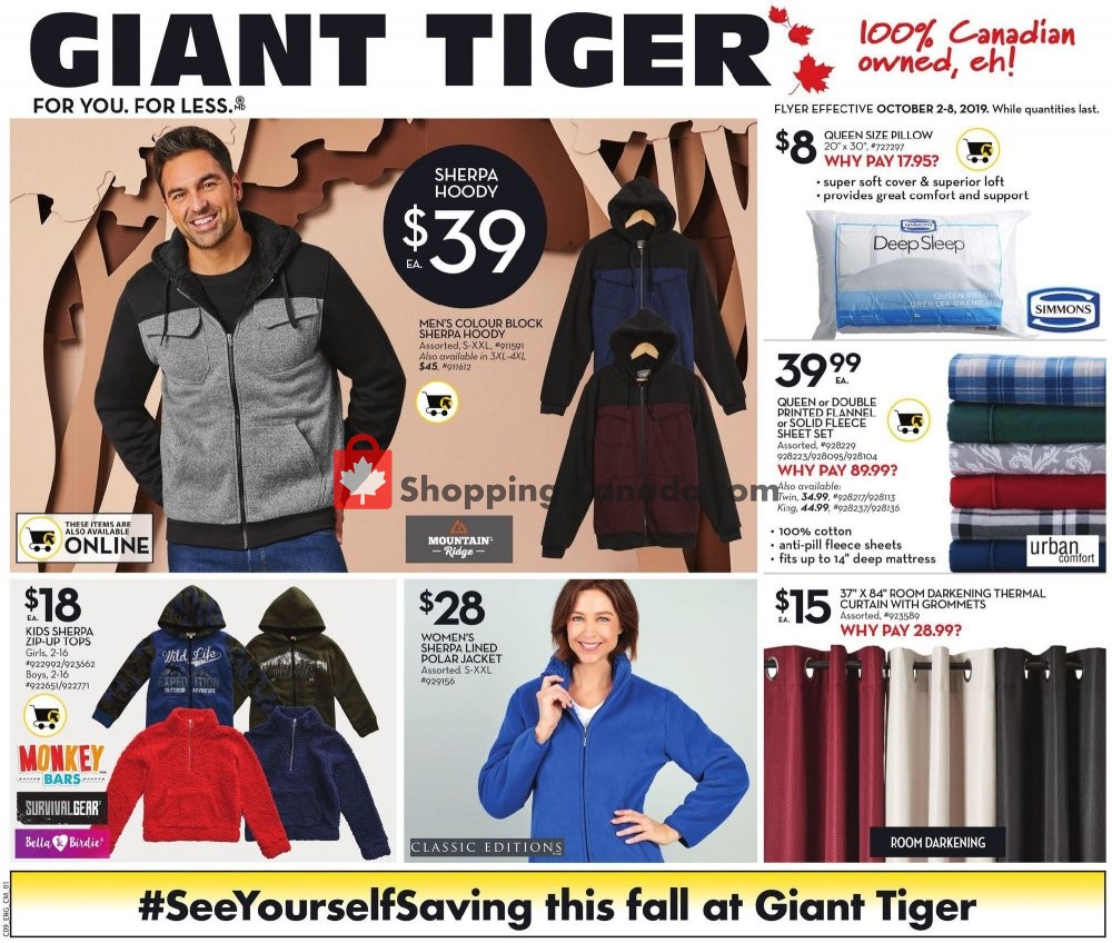 Giant Tiger flyer from Wednesday October 2, 2019 to Tuesday October 8, 2019 - page 8