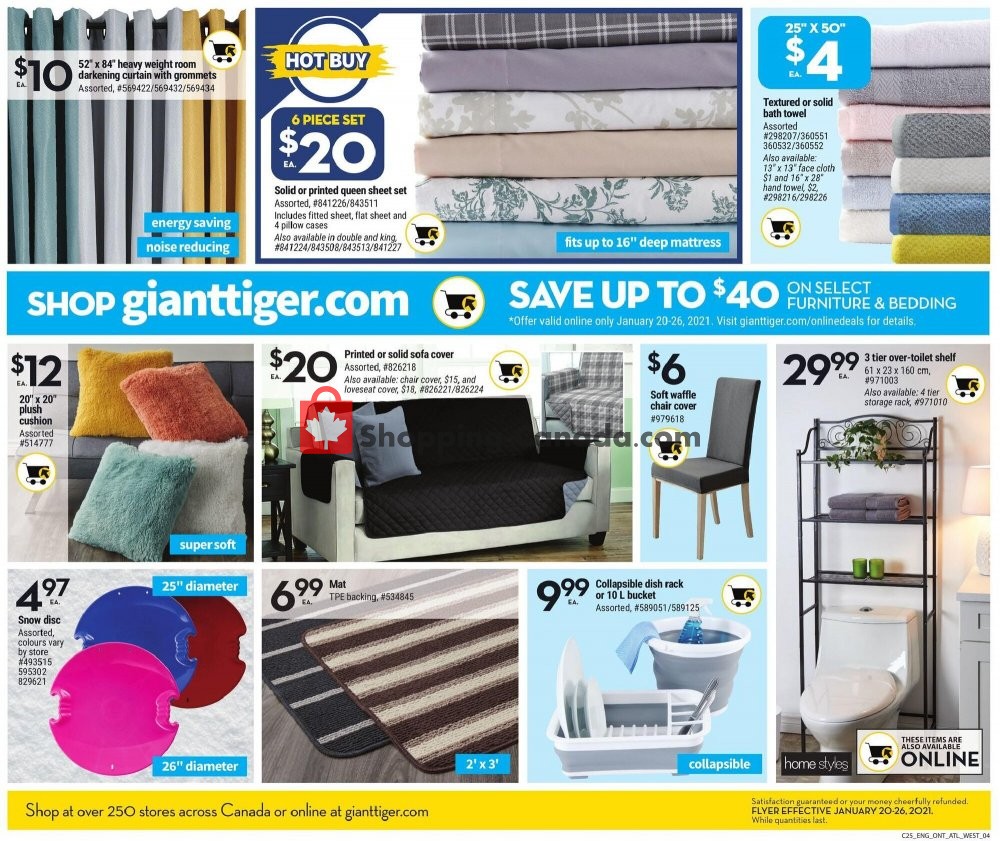Giant Tiger flyer from Wednesday January 20, 2021 to Tuesday January 26, 2021 - page 12