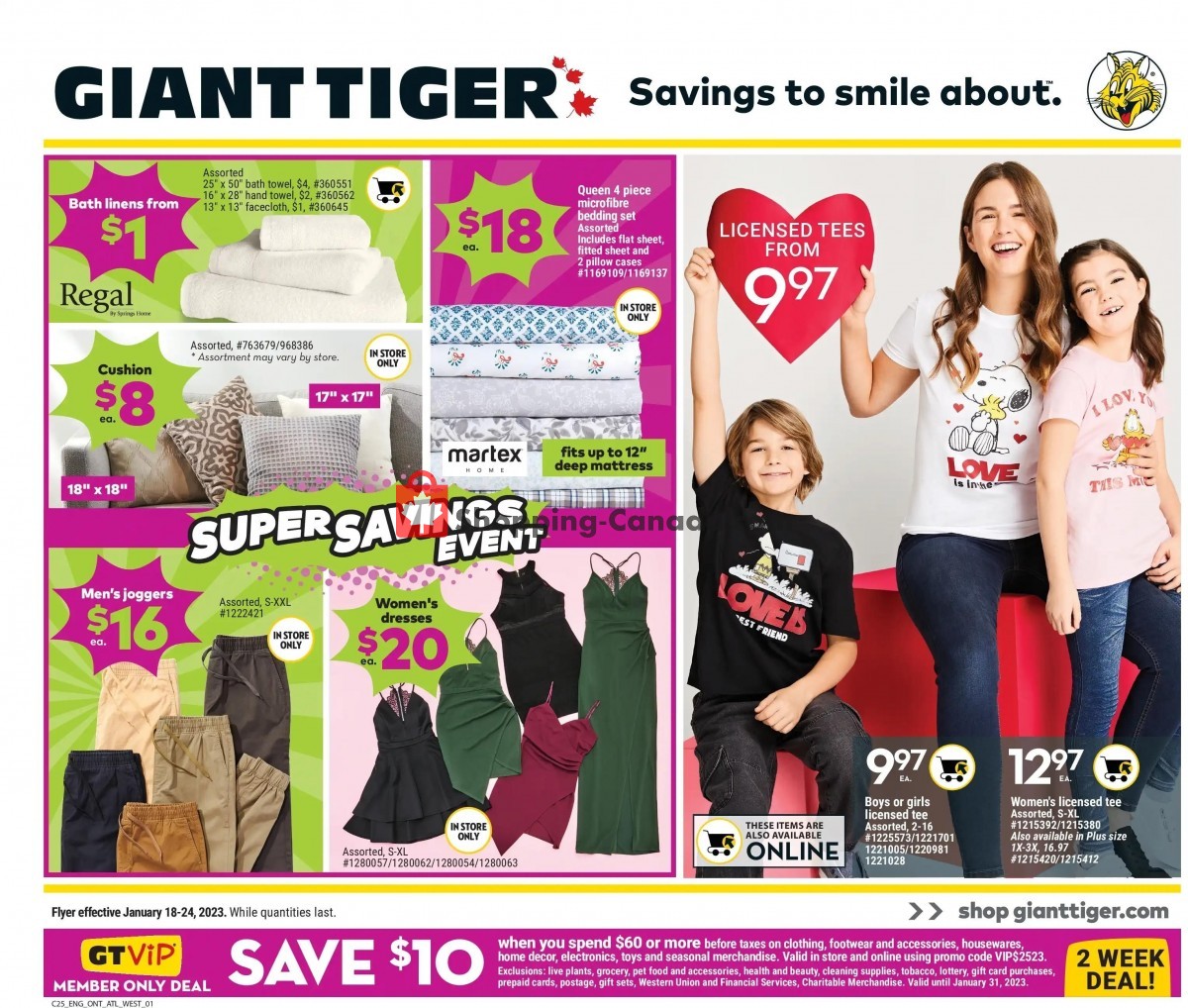 Giant Tiger flyer from Wednesday January 18, 2023 to Tuesday January 24, 2023 - page 7