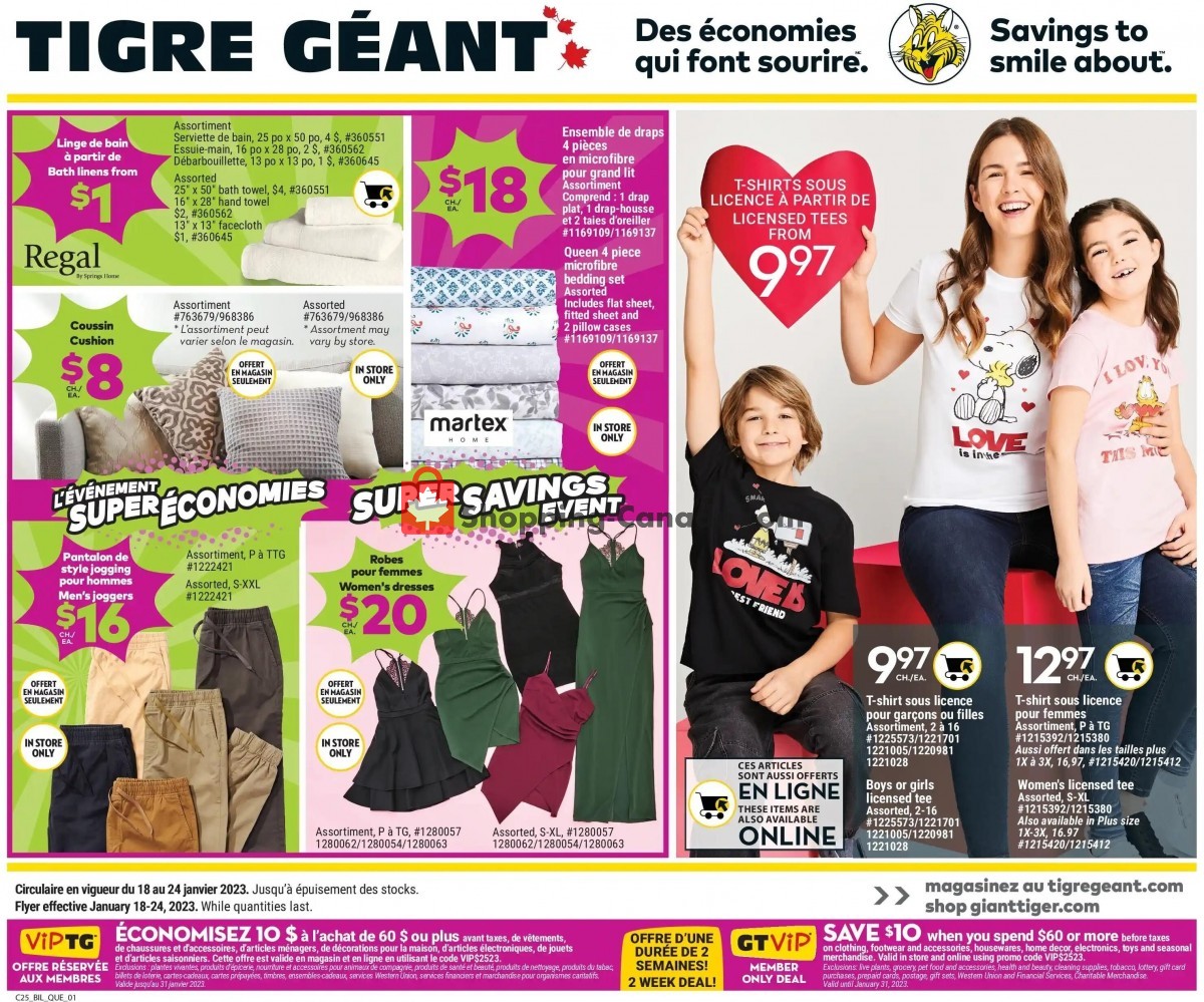 Giant Tiger flyer from Wednesday January 18, 2023 to Tuesday January 24, 2023 - page 7