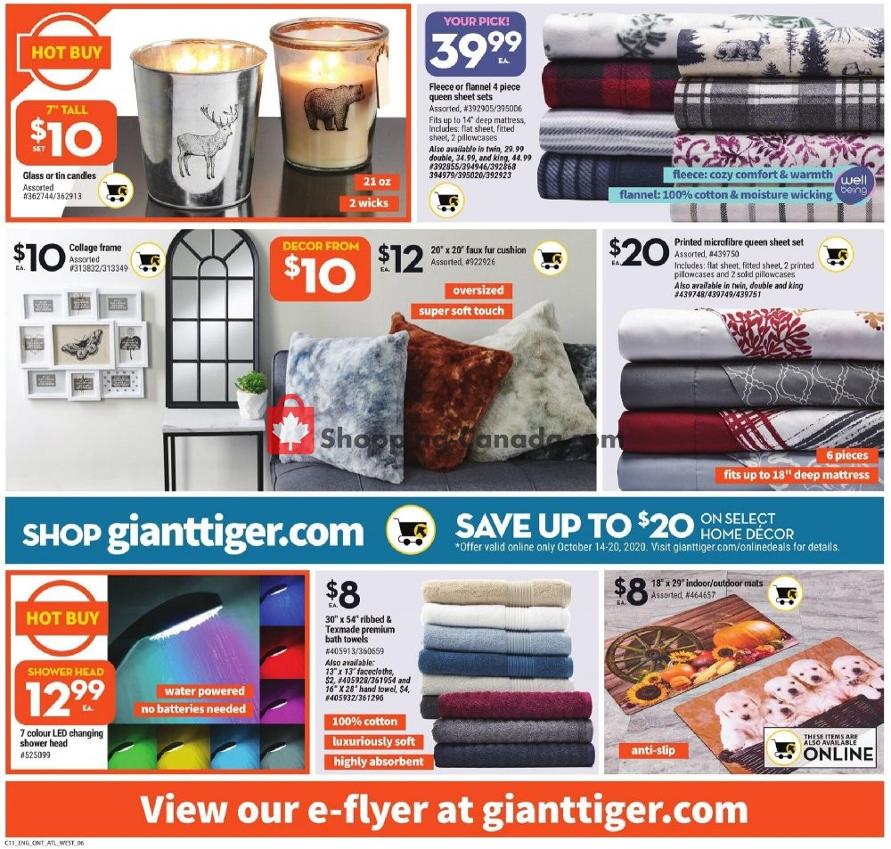 Giant Tiger flyer from Wednesday October 14, 2020 to Tuesday October 20, 2020 - page 14