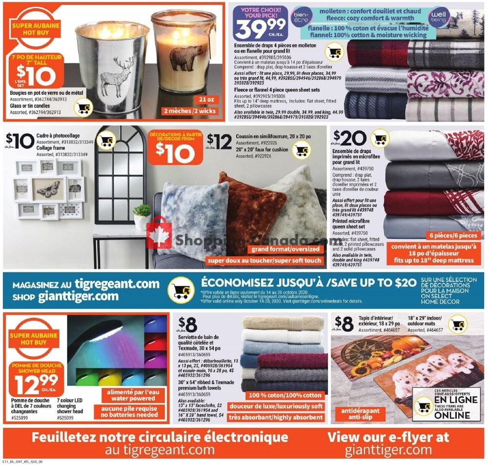 Giant Tiger flyer from Wednesday October 14, 2020 to Tuesday October 20, 2020 - page 14
