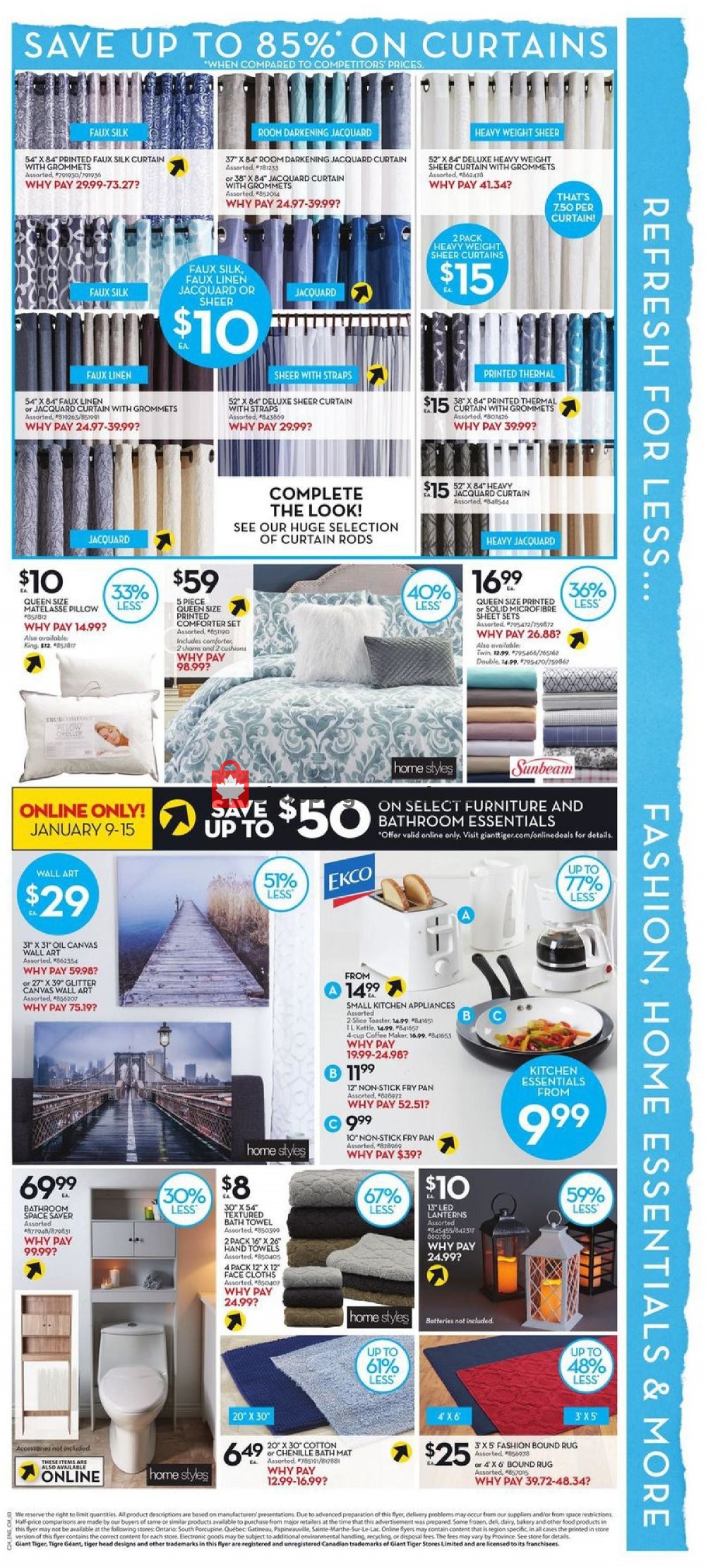 Giant Tiger flyer from Wednesday January 9, 2019 to Tuesday January 15, 2019 - page 8
